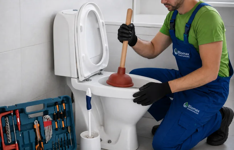 Desentupimento de vaso sanitário Biomax